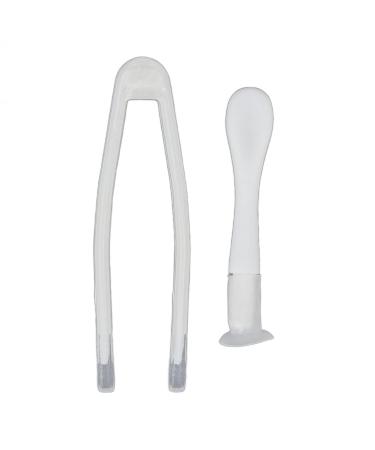 NATUDECO Transparent Contact Lens Container Set - Portable & Protective Storage for Women & Girls | Ideal for Home Office & Travel (Gray) - Buy Online on GoSupps.com