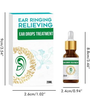 20 ml Ear Drops for Tinnitus Relief | Effective Ear Care Liquid with Drip Applicator - International Shipping Available - Buy Online on GoSupps.com