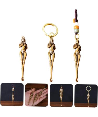 STOBAZA 3pcs Brass Ear Pick Auto Tools Ears Cleaner Keychain Set - Buy Online on GoSupps.com