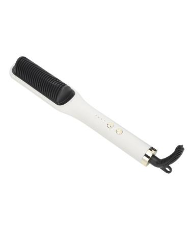 Generic Electric Hair Brush 110 240V Negative Ion Hair Straightener Brush for Styling (US Plug)