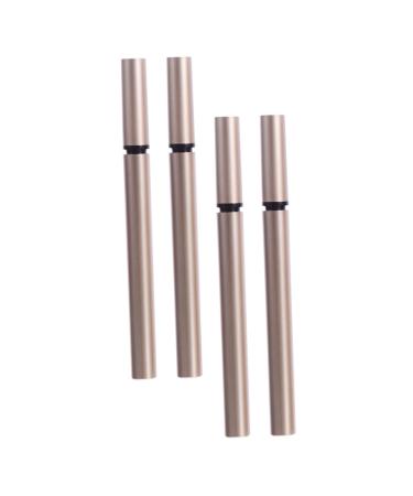 FRCOLOR 4pcs Eyeliner Empty Eyelash Wand Tube Mascara Empty Eyeliner Tube Fine Brush Frosted Plastic