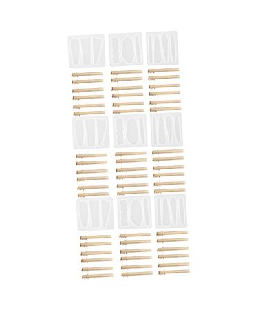 COHEALI 3 Sets Hairpin Mold De Para Gelatinas Hair Pin Resin Molds Hair Pin Mold Crystal Assorted Colorx3pcs 8.7X8cmx3pcs