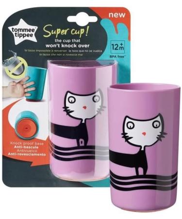 Tommee Tippee No Knock Cup 300ml (Cat) - Spill-Proof Sippy Cup for Kids - Buy Online on GoSupps.com