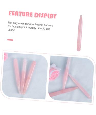 Frcolor Crystal Slide Body Massage Device - Gua Sha Scraper for Facial & Body Massage | Rose Quartz Tools for Relaxation & Wellness - Buy Online on GoSupps.com