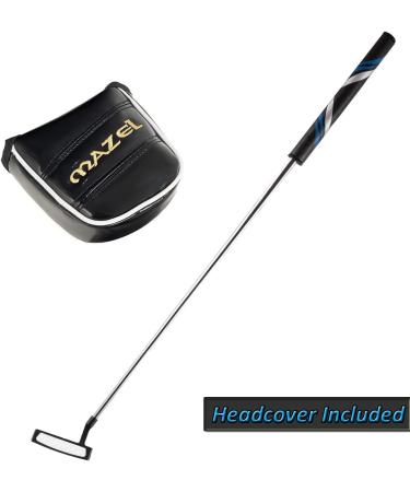 MAZEL Tour GS Men's Golf Putter - Right Handed w/ Head Cover, Black Upgraded - Buy Online on GoSupps.com
