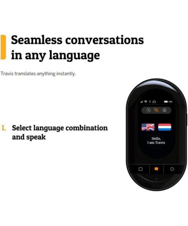 Smart Language Translator Device Two Way Instant Voice Translator 2.4Inch HD Touch Screen Supports 155 Languages for Travelling Learning Business Good Times - Buy Online on GoSupps.com