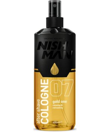 nishman After Shave Series (07 Gold One 400ml) 13.5 Fl Oz (Pack of 1) 07 Gold One