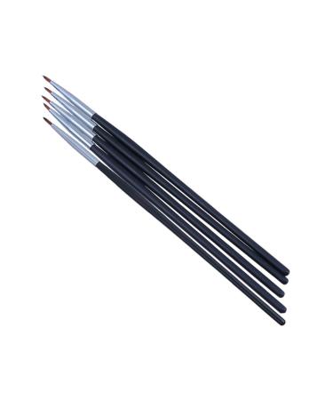 DOITOOL 5pcs Fine Eyeliner Brush Eyeliner Pencil Makeup Lipstick Applicator Eyeliner Applicator Lip Brush