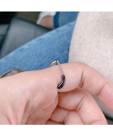 Buy Cute Adjustable Glasses Open Ring - Unique Novelty Jewelry for Women | Perfect Valentine's Day Gift - Buy Online on GoSupps.com