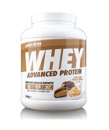 Whey Advanced Protein Powder 67 Servings of Delicious Muscle Building Protein Chocolate Peanut Butter 2010g