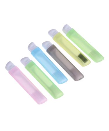 Minkissy 6th foldable portable toothbrush travel toothbrush tooth hygiene adult toothbrush tooth care tools collapsible toothbrush brisk toothbrush adult gift travel