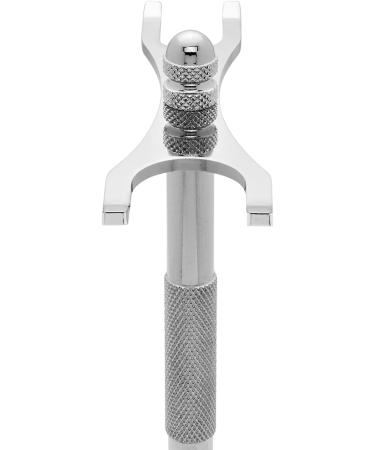 St rtebekker Premium Stainless Steel Shaving Stand | High-Quality Shaving Accessories | Non-Slip Bathroom Essential | Perfect Gift for Men - Buy Online on GoSupps.com