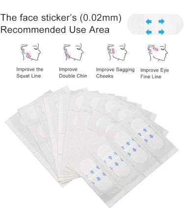 Face Lifting Sticker - Invisible Adhesive Tape for Instant Facelift | 40pcs Box | Best Gift for Women - Buy Online on GoSupps.com