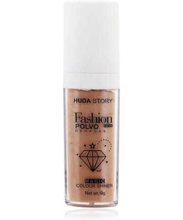 Highlighters Patting Powder Makeup Face Long Lasting Powder Light Illuminators Cosmetic Body Highlighter Powder Brown - Buy Online on GoSupps.com