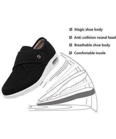 MNSSRN Edema Diabetic Walking Shoes - Ladies Orthopedic Sneakers 6 Grey - Buy Online on GoSupps.com