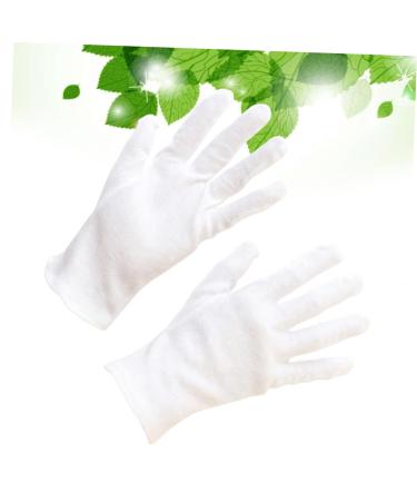 JECOMPRIS 12 Pairs Moisturizing Hand Gloves Cotton Protective Gloves Industrial Gloves Food Handling Glove Cosmetic Moisturizing Gloves Warm Gloves Cotton Gloves White Work Jersey M:22X9cm White - Buy Online on GoSupps.com