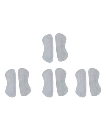 Healifty Womens Pumps Womens Pumps Womens Insoles Womens Insoles Leather Heel Grips Liner Shoes Inserts Heel Pad 4 Pairs for Heel (Grey) High Heel Pads High Heel Pads Womens Insoles Silicone Gel