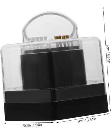 FRCOLOR Box Nail Polishing Box Nail Drill Bits Container Nail Drill Bit Holder Nail Grinding Head Holder Nail Supplies Nail Drill Organizers and Storage Manicure Supply Nail Art Supplies 9.00X9.00X9.00CM Black - Buy Online on GoSupps.com