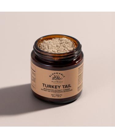 Turkey Tail Mushroom Extract Powder by Bloomable I Gut Health & Immunity I Fruiting Body 12:1 Extract (50 grams) - Buy Online on GoSupps.com