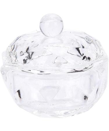 1Pc Crystal Cup Lid Glass Nail Art Dappen Dish Cup Acrylic Liquid Makeup Powder Nail Styling Tool Equipment Tools Beauty Health - Buy Online on GoSupps.com
