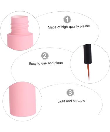 Mipcase 10 Pcs Eyelash Brush Empty Tube Pink Mascara Empty Refillable Tube Refillable Bottle for Cosmetics 1 ml (Pack of 1) Pink - Buy Online on GoSupps.com