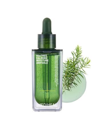 MEDIHEAL Teatree Calming Moisture Ampoule (1.7 fl oz 1 Pack) - Quick Calming and Deep Hydrating with Teatree Leaf Water 92% for Sensitive Skin Type