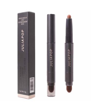 Eye Shadow Stick Glitter Eye Pencil Shimmer Cream Eye Shadow Pencil Eye Crayon Shadow Matte Eyeshadow Stick Eye Brightener Stick Highlighter Makeup Matte Shimmer Eye Brightener Stick 04#powder Color