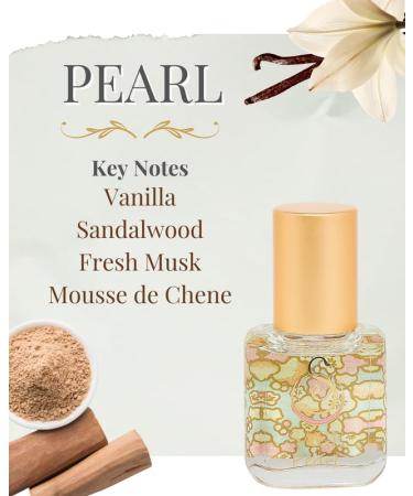 Pearl Organic Perfume Oil Extract Roll-On by Sage- 1/4 oz Vegan & Cruelty-Free Subtle Scent Vanilla Sandalwood Musk Pearl 1/4 Oz Extract Roll-On - Buy Online on GoSupps.com