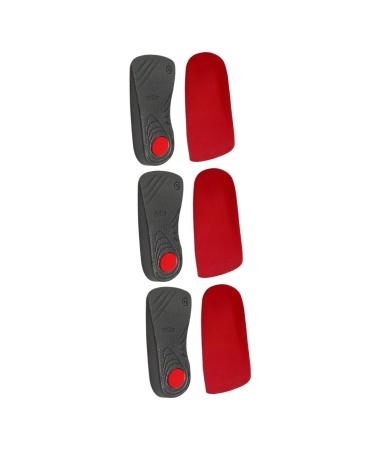 Mobestech 3 Pairs Shoes Pads Shoe Inserts for Men Fallen Arches Insoles Shoe Insoles 3/4 Arch Supports for Plantar Orthopedic Insoles Disposable Insole Heel Running Women's