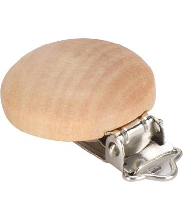 FDIT 5PCS Pacifier Clips - Wood Dummy Clips for Babies | Teething Accessories & Nipple Holders | Infant Dummy Closures - Buy Online on GoSupps.com