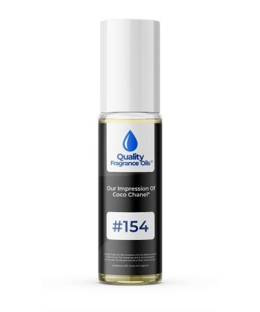 Quality Fragrance Oils' Impression #154 Generic Alternative for Coco Ch. (10ml Roll On) Coco Ch. Impression #154 0.34 Fl Oz (Pack of 1)