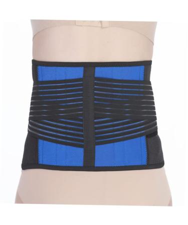 Buy NOLITOY Breathable Adjustable Waist Support Belt | XXL Black Lumbar Support for Back Pain Relief - International Shipping Available - Buy Online on GoSupps.com