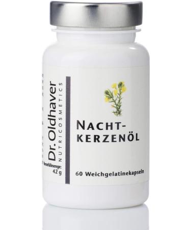 Dr. Oldhaver Night Candle Oil 500mg - 60 Capsules | High Gamma-Linolenic Acid for Beautiful Soft & Smooth Skin | Premium Quality - Buy Online on GoSupps.com