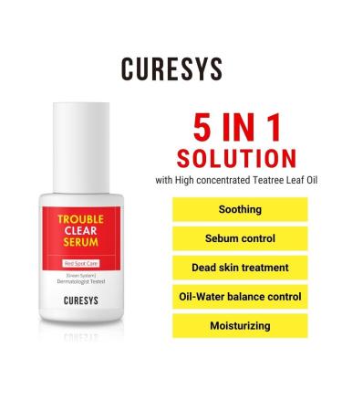 Buy Trouble Clear Serum 1.01 fl. oz - Hydrating Face Serum with Salicylic Acid for Soothing Sebum Control & Non-Comedogenic Formula - International Shipping Available - Buy Online on GoSupps.com