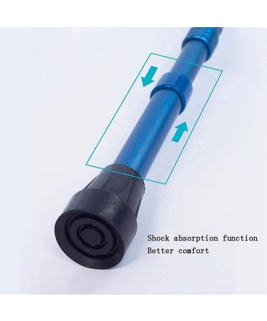 Crutches Adult Tall Crutches Adjustable Aluminum Walking Cane Great Fit for Recent Injuries Supply for Men and Women Everything is fine Independence - Buy Online on GoSupps.com
