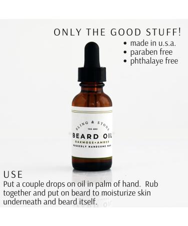 Oakmoss and Amber Beard Oil - Premium Grooming for the Ruggedly Handsome Man | Shop Internationally - Buy Online on GoSupps.com