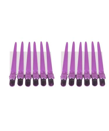 12-Pack Hair Styling Clips - Salon Quality Hairpins in Rose Red | Perfect for Hairdressing & Styling - Buy Online on GoSupps.com