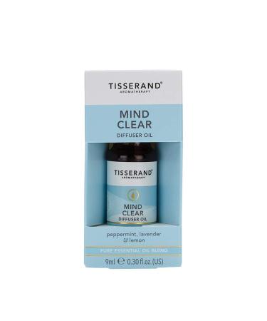 Tisserand Aromatherapy - Mind Clear Diffuser Oil - Peppermint Lavender Lemon - 100% Natural Pure Essential Oils - 9ml