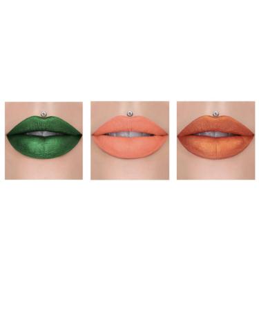 Jeffree Star Cosmetics Phychedelic Circus 3 Pcs Liquid Lipstick Circus Peanut MIndbender & Lizard Jewel