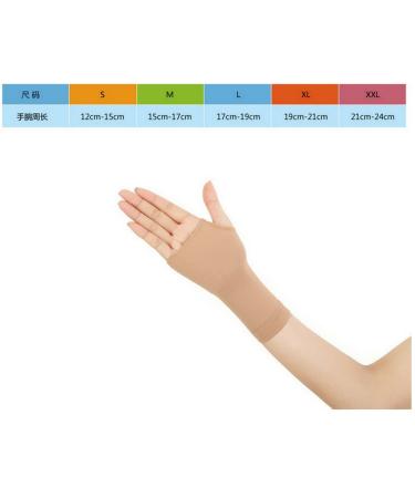 Black Skin Palm Hand Brace - Compression Sleeves for Carpal Tunnel Relief (XL Skin) - International Shipping Available - Buy Online on GoSupps.com