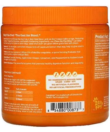 Zesty Paws No Poo Bites - Peanut Butter Chews for Dog Digestion | 90 Soft Chews 12.7 oz - Buy Online on GoSupps.com