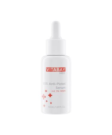 SOS Anti-Pimple Serum 50ml - vitamin B3 MSM tea tree oil & salicylic acid - acne & impurities
