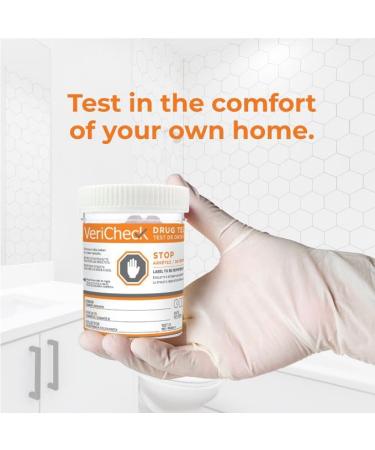VeriCheck Premium Home Drug Test for 14 drugs - Urine Drug Test Cup 2-pack - Buy Online on GoSupps.com