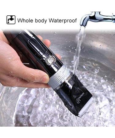 HATTEKER Pro Cordless Mens Hair Clippers Rechargeable Hair Trimmer Electric Beard Trimmer for Men Waterproof Haircut Kit USB Rechargeable - Buy Online on GoSupps.com