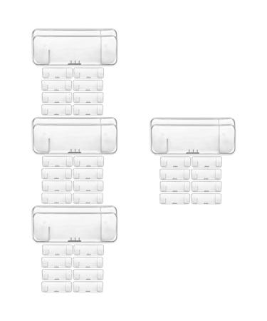 Beavorty 40 STK Razor Storage Box Travel Razor Etui holder for bare traser etui for manual razors Etui for safety razor travel case for razor travel plastic