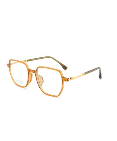 Parwana anti-blue lighting glasses relieves fatigue cute oversized square computer reading glasses flat lighting mirror (color: C3 Size: +200) +200 C3