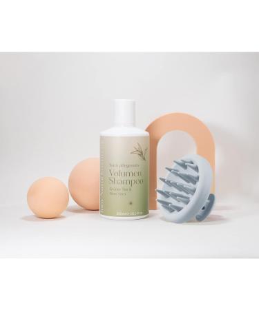 Serker Scalp Massage Brush - Silicone Shampoo Brush for Hair Growth Dandruff Reduction & Head Massage (Gray) - Best for Wet & Dry Use - Buy Online on GoSupps.com