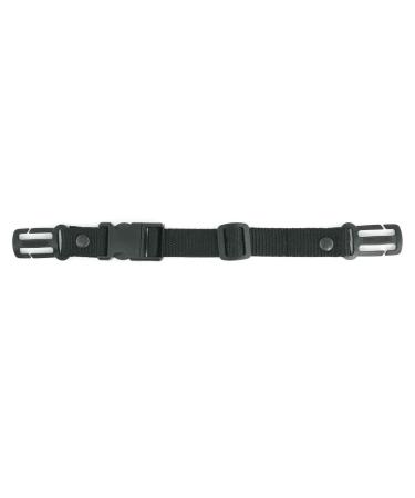 Gurties Breast belt for backpack with slide attachment adjustable replacement retrofitting children adults made in Germany (black)