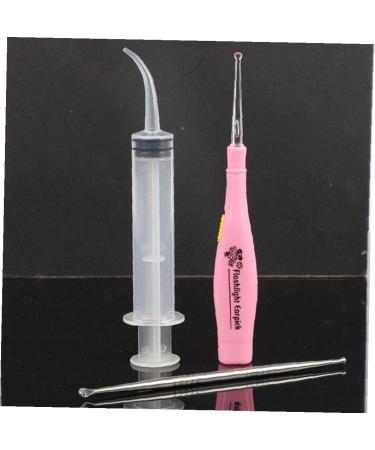 Tonsil Stone Remover & Light Ear Wax Tool | Chlegfurcht Stainless Steel 3-Point Irrigation Syringe - Clean Care Solutions for All - Buy Online on GoSupps.com