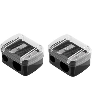 2pcs Dual Hole Eyeliner Sharpeners for Lip, Eyebrow, and Eye Pencils - Buy Online on GoSupps.com